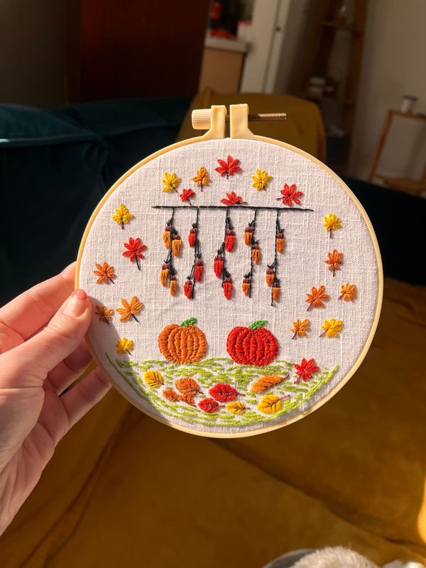Autumn: Season of Early Evenings and Embroidery